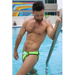 Breedwell Slip de bain Expose Swim Vert neon